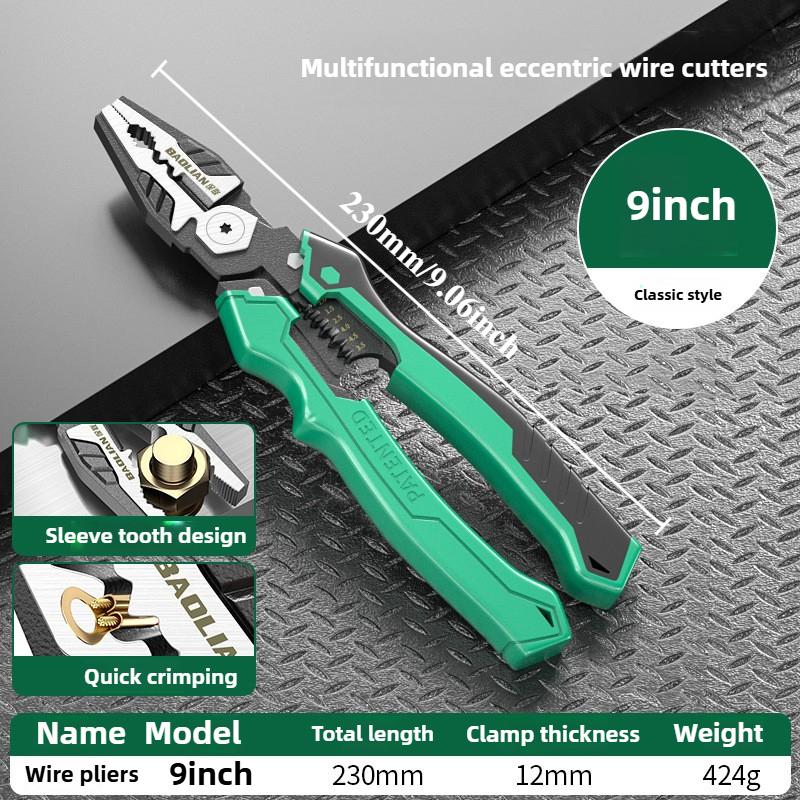 Multifunktionale Diagonalzange, Spitzzange, Universal-Drahtschneider, professionelles Elektriker-Hardware-Werkzeug, Drahtzange