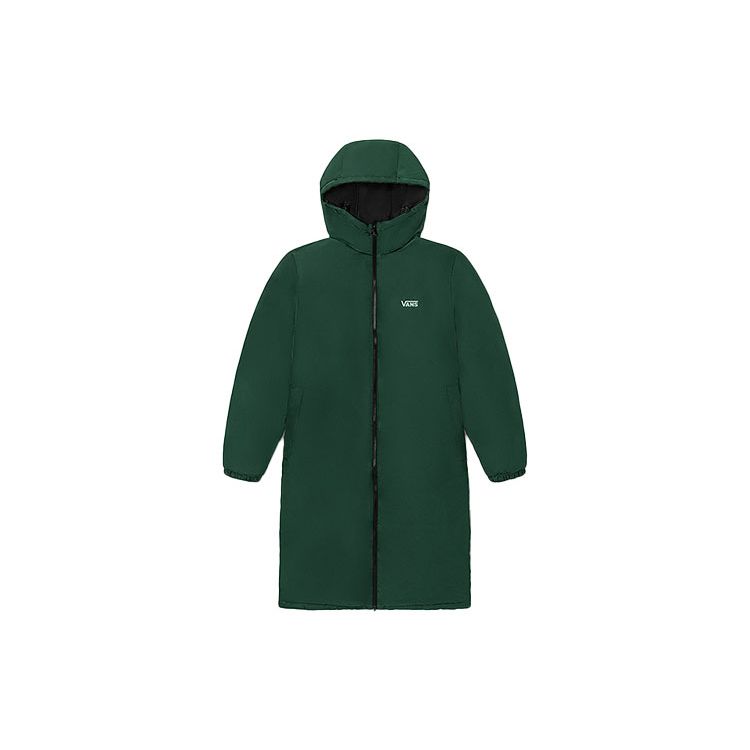 Vans Reversible Long Warm Outdoor Quilted Lightweight Down Jacket Unisex Outerwear Black VN0A5H7KBLK