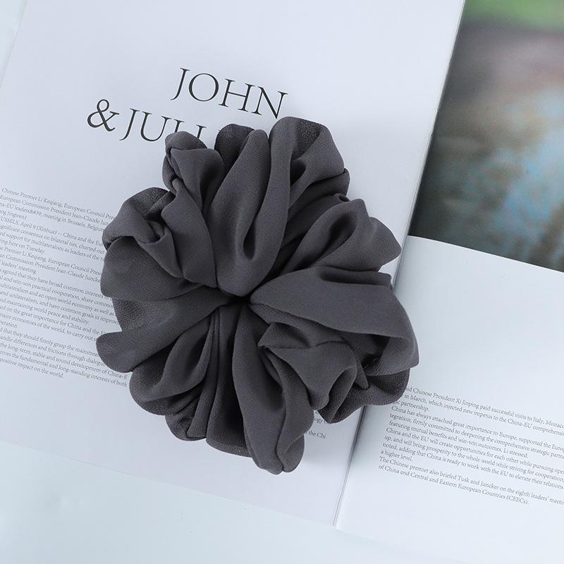 Chiffon Perlen Elastisches Haarband - Einfarbiges Stirnband Kopfschmuck aus Malaysia