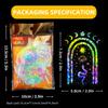 100 Laser Decals Magic World Pet Decals Pack Magic Memoir Series Hand Note Flash Decals Diy Premium Durable Quality