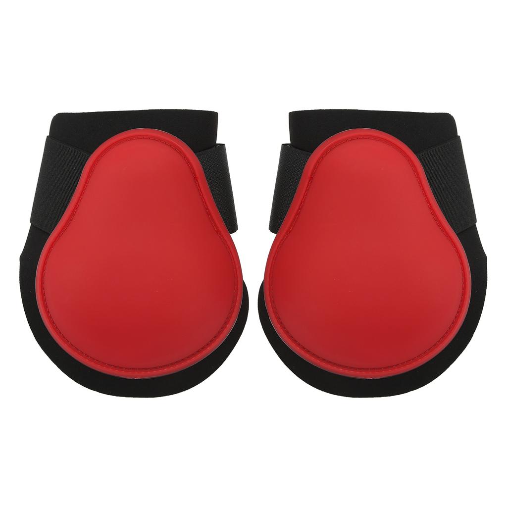 1 Pair Horse Hind Leg Boots Horse Tendon Boots for Jumping Running High Speed SportsRed Hind Legs M