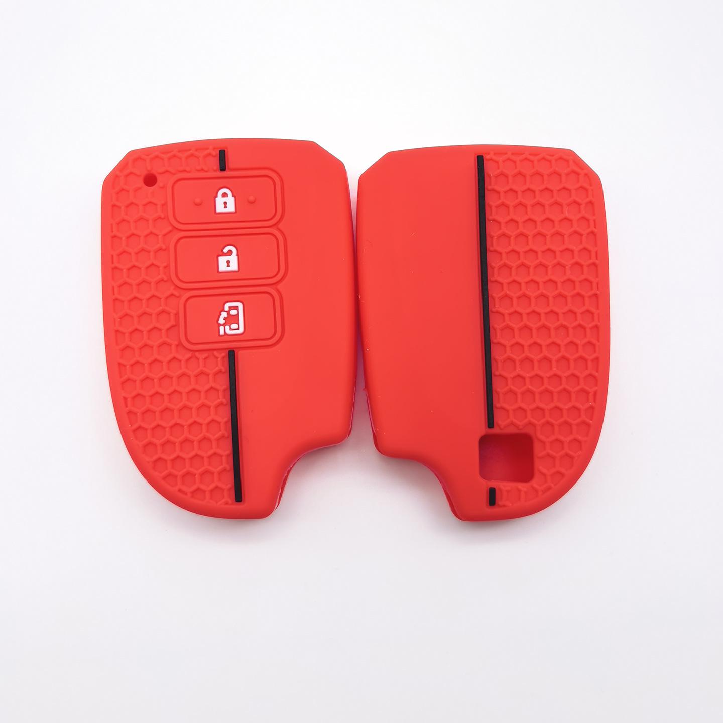 

3-Button Electric Door Key Silicone Case for Toyota Vios, Yaris, Ractis, & Hiace.