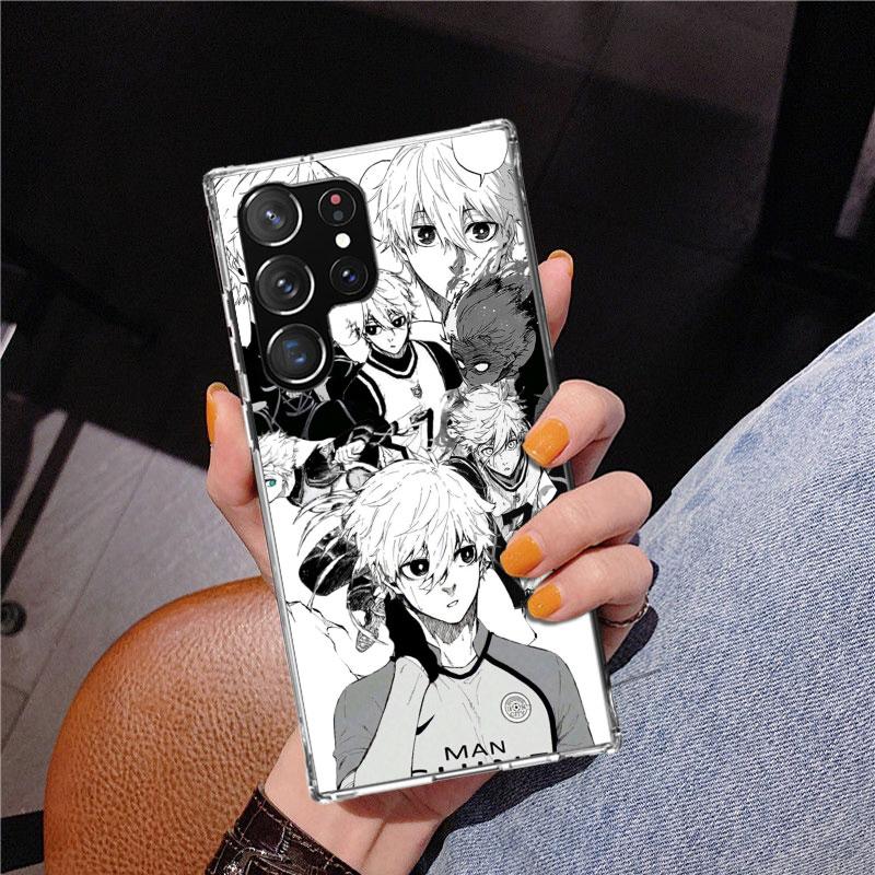 Blue Lock Nagi Seishiro Phone Case For Samsung Galaxy S24 S25 Edge S26 Ultra S23 S22 S21 Plus S20 FE + Personalized Print Cover