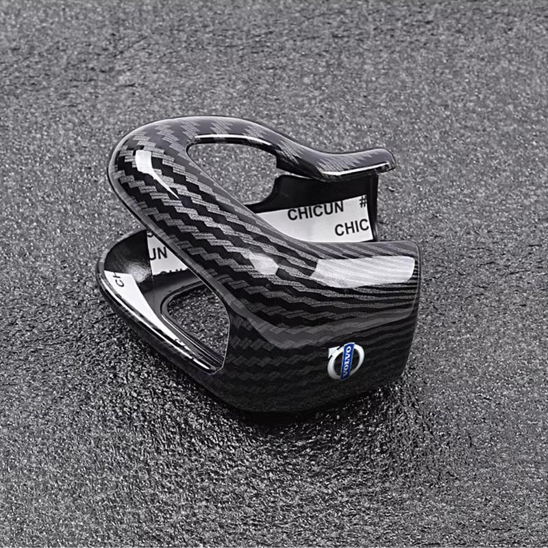 Carbon Fiber Gear Shift Handle Cover Decoration Accessories For Volvo XC90 V90 V60 XC60 V40 EC40 EX40 S80 S60 S90 C40 XC40 V70
