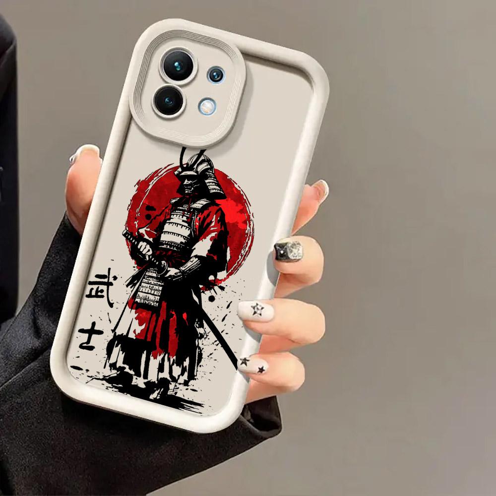 Japanese Vagabond Samurai Red Sun Case For Xiaomi 15T 14T 13T Pro 15 Ultra 17Pro Max Poco F7 X7 X6 F5 M6 M7 Pro Soft Phone Cover