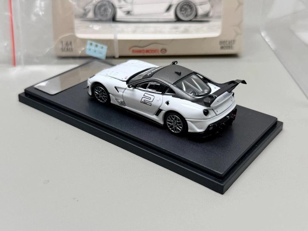 RM 1:64 Scale for 599XX Racing Sports with Openable Hood Diecast Model Car Miniature Collectible Toy Vehicle Models