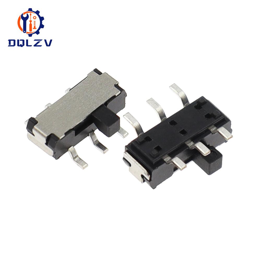 Toggle Switch 9*3.5*3.5mm 3 Feet 2 Gears, Handle Length 2MM Side Patch Slide Switch