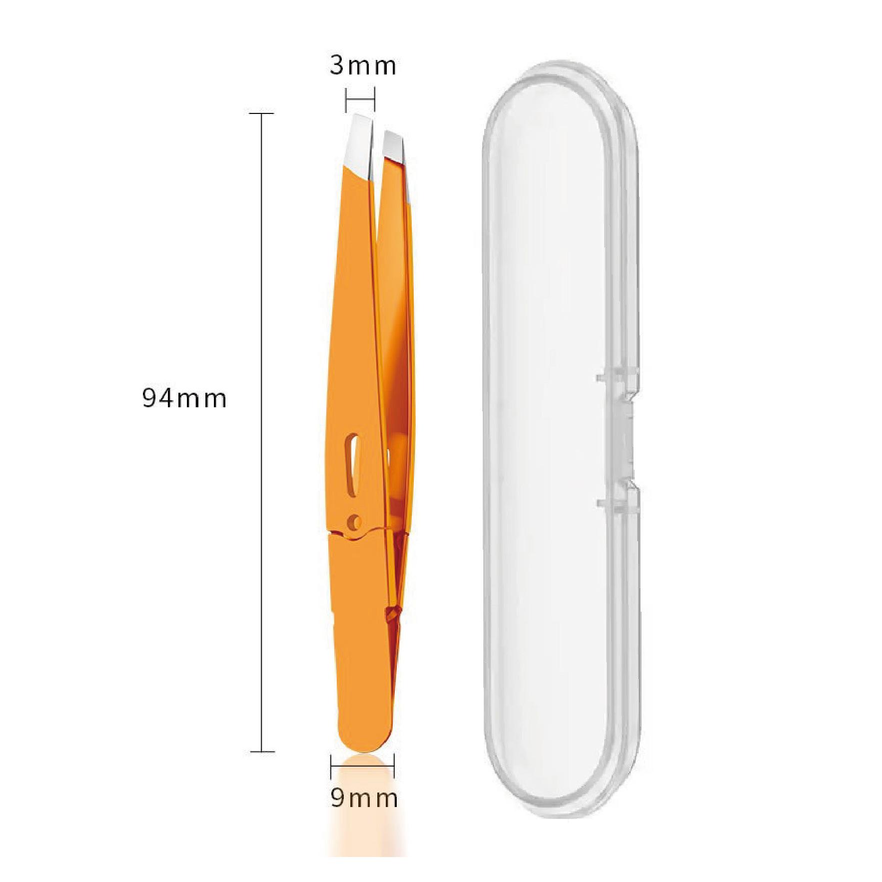 Stainless Steel Oblique Eyebrow Clip Repair Eyebrow Clip Multifunctional Eyebrow Clip Beauty Tool