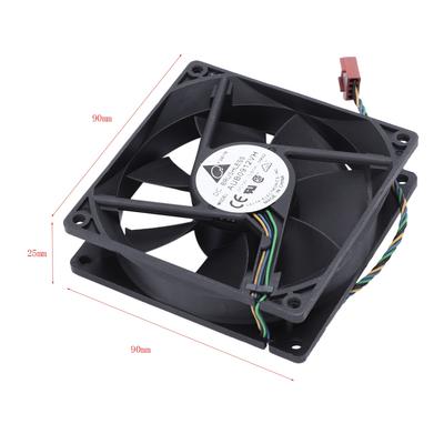 Ventilateurs de refroidissement pour processeur d'ordinateur 90*90*25MM DC 12V 0.60A 4 broches