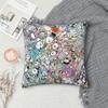 Game Cute The Battle Cats Square Pillowcase Pillow Cover Cushion Zip Decorative Comfort Throw Pillow for Home Bedroom