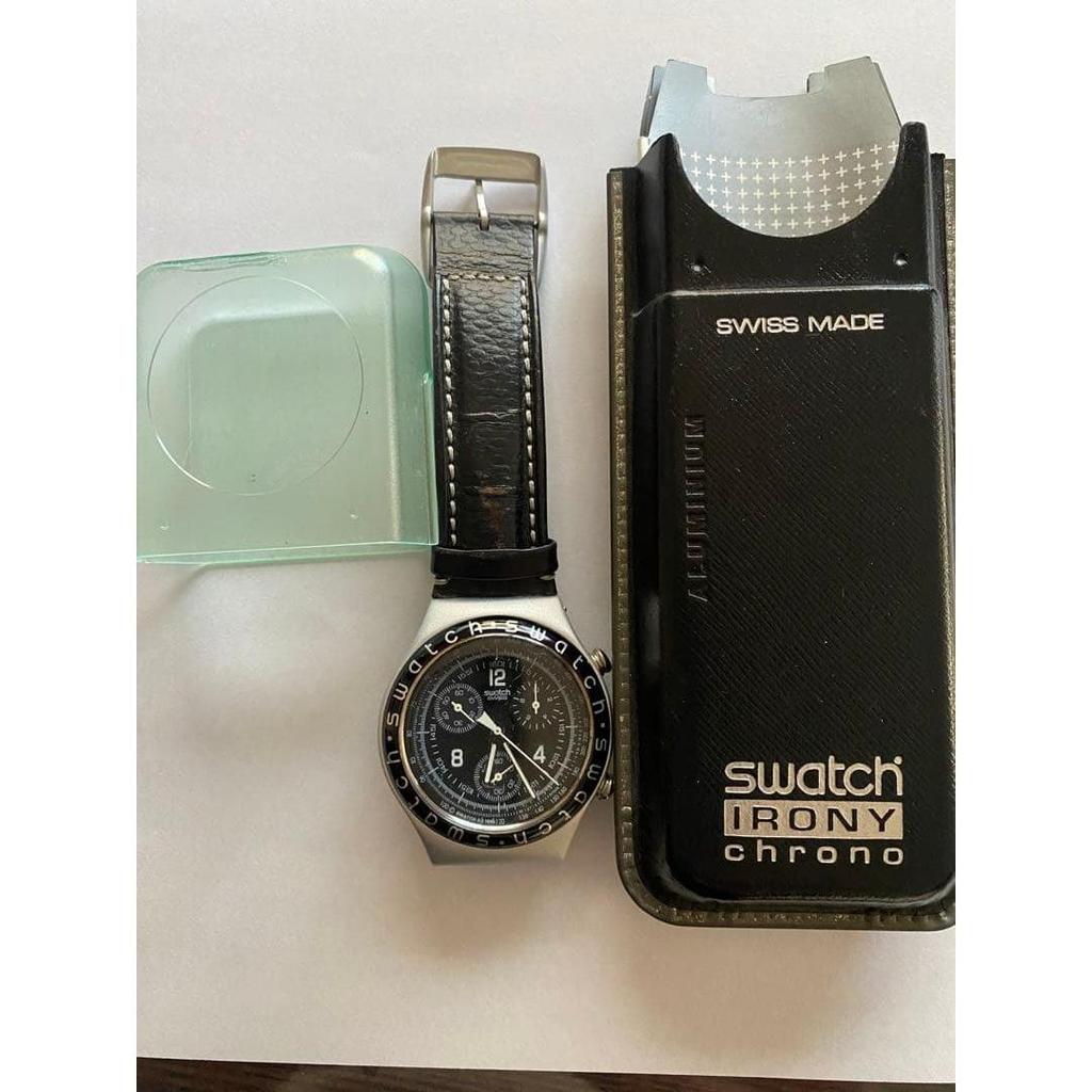 Used Swatch Chronograph Black
