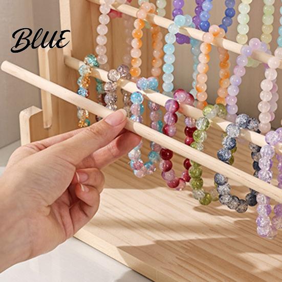 Artistic Jewelry Stand Wooden Log Bracelet Display Organizer Rack