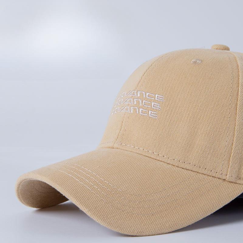 Spring and Summer Korean Version Is Versatile  Embroidered Soft Top Baseball Cap  Big Head Circumference  Small Duckling Hat Trendy