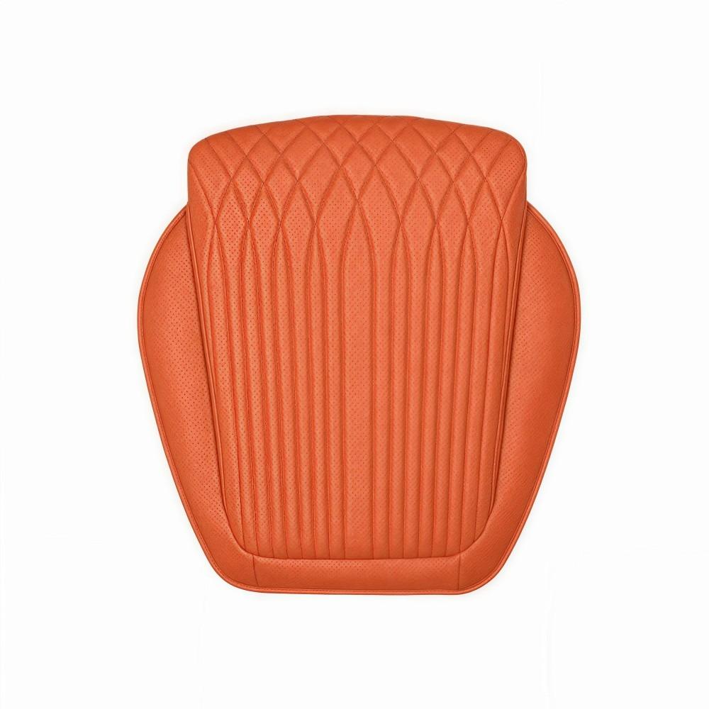 Breathable Car Seat Pad Nappa Leather Four Seasons Cushion Auto Universal