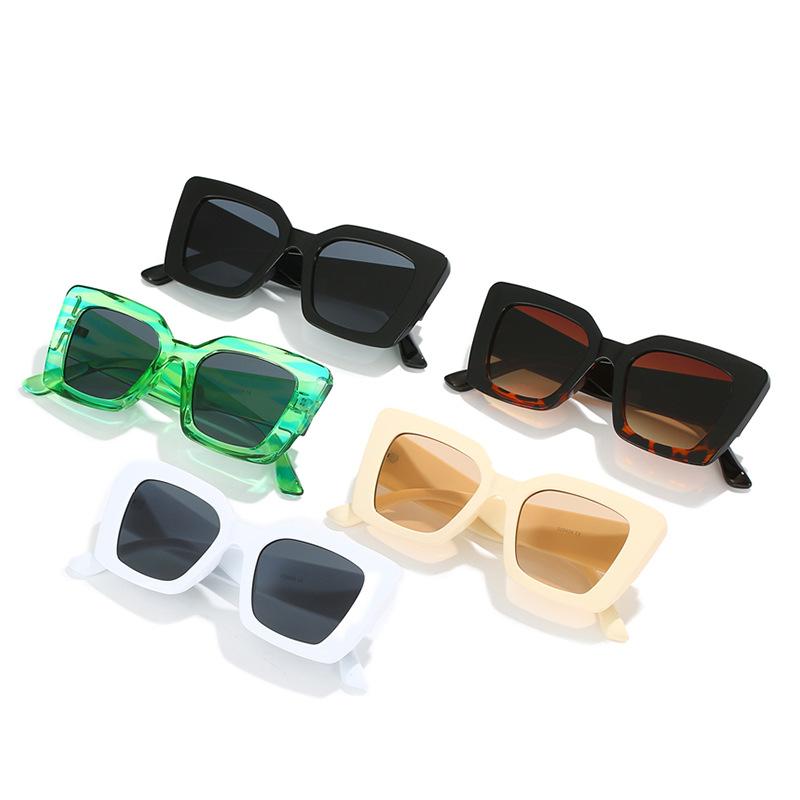 Summer Simple Sunglasses, Personalized Cat Eye Square Glasses, Versatile Sunglasses For Women