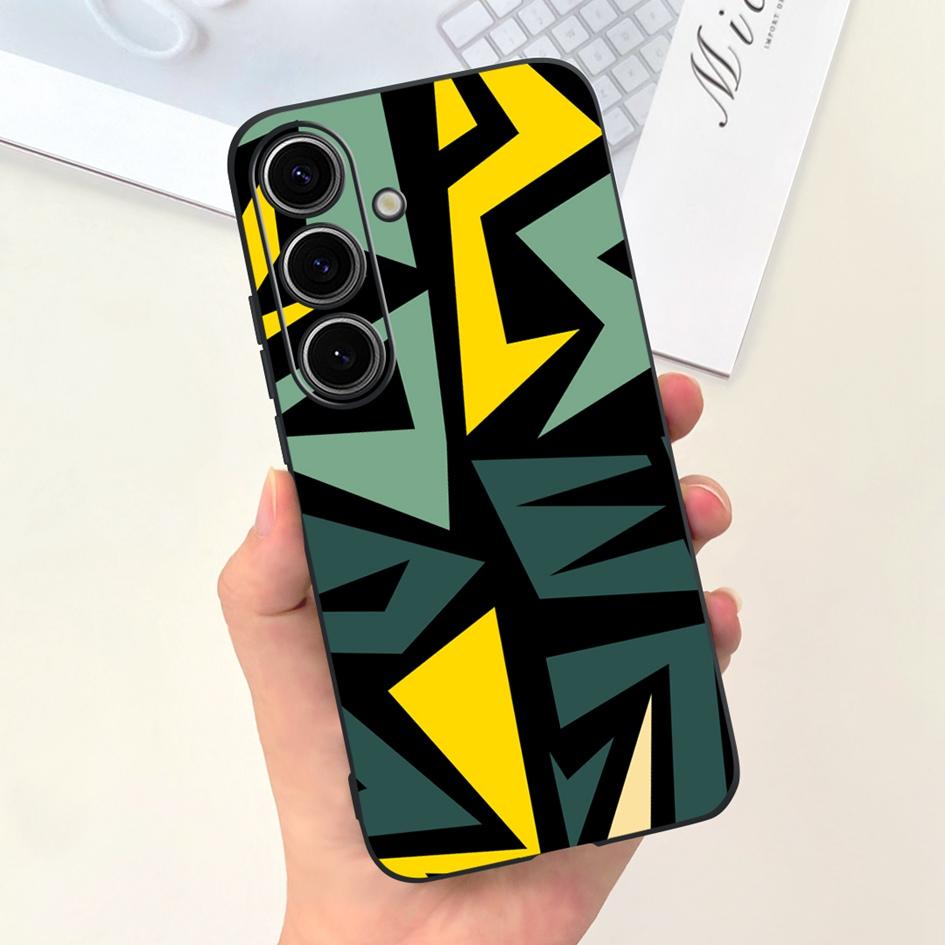 For Samsung Galaxy S24 Plus Case Lovely Yellow Duck Astronaut Matte Silicone Soft Cover For Samsung S 24 S24 Ultra S24+ 5G Funda