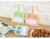 3pcs Set Desktop Mini Broom Dustpan Set Hamster Pet Cleaning Brush Keyboard Brush Plastic Shovel Brush