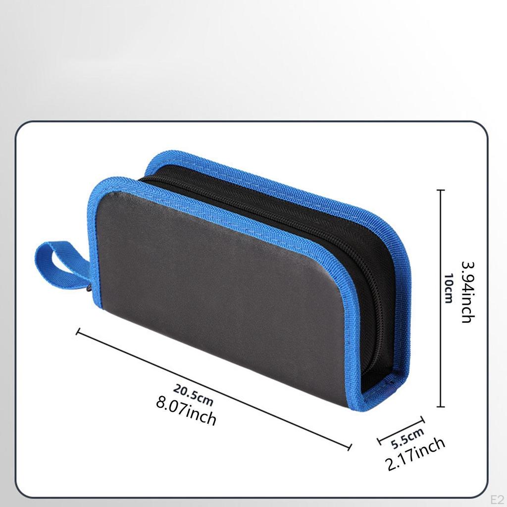 Kit de reparo de relógio com estojo de transporte, pano de limpeza, suprimentos portáteis de reparo