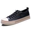 Fashion New Fashion Mens Casual Shoes Youth Teenage Leather Footwear for Men Lace-up Male Casual Sneakers Versatile Male Vulcanize Shoes