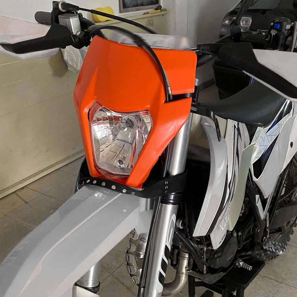 Motorcycle Headlight Lens Cover Mask Dirt Bike Motocross Kit for EXC Accessories XC SX SXF XCW 125 To 500 SMR 2021 2022