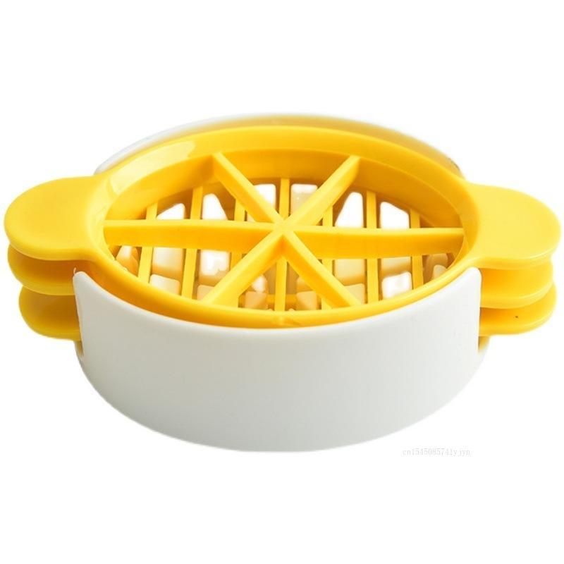 3 In 1 Egg Slicer Multi-functional Egg Split Device Handheld Mushroom Tomato Cutter Kitchen Creative Tool 1pc