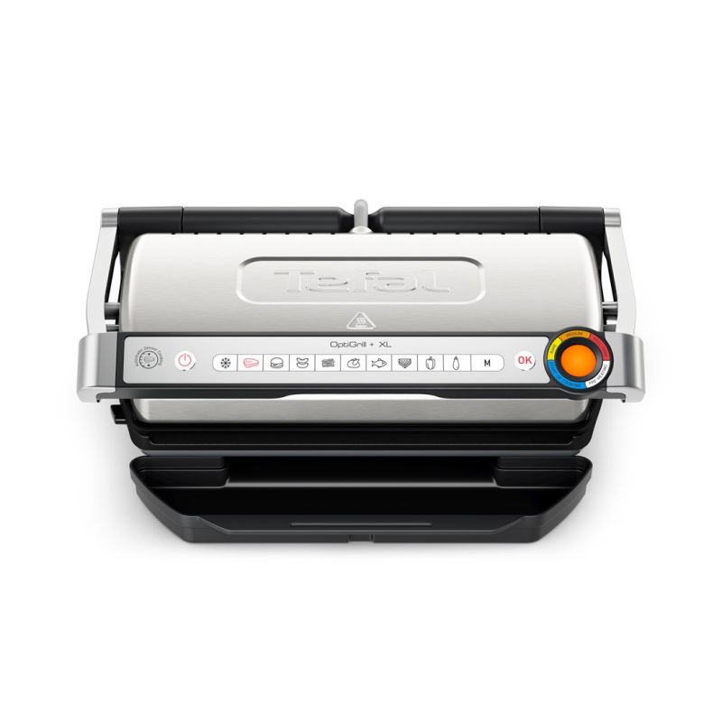 Tefal OptiGrill+ XL GC728D10 contact grill 2000W Silver/Black