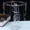 Acrylic Sunglasses Holder Stand 360 Rotating Eyeglasses Display Rack Tabletop Glasses Storage Organizer
