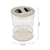 Sealed Jar for Pickle Home Wet and Dry Separation Pickle Jar with Flip Container and Strainer Hourglass Design Olives Container