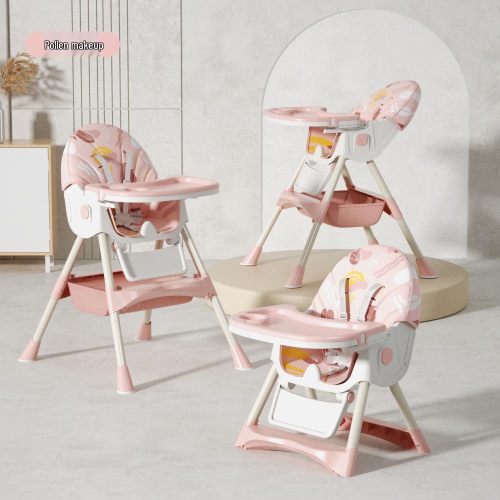 Regulowane Krzesełko dla Dziecka: Krzesełko do karmienia niemowląt i małych dzieci z tacką