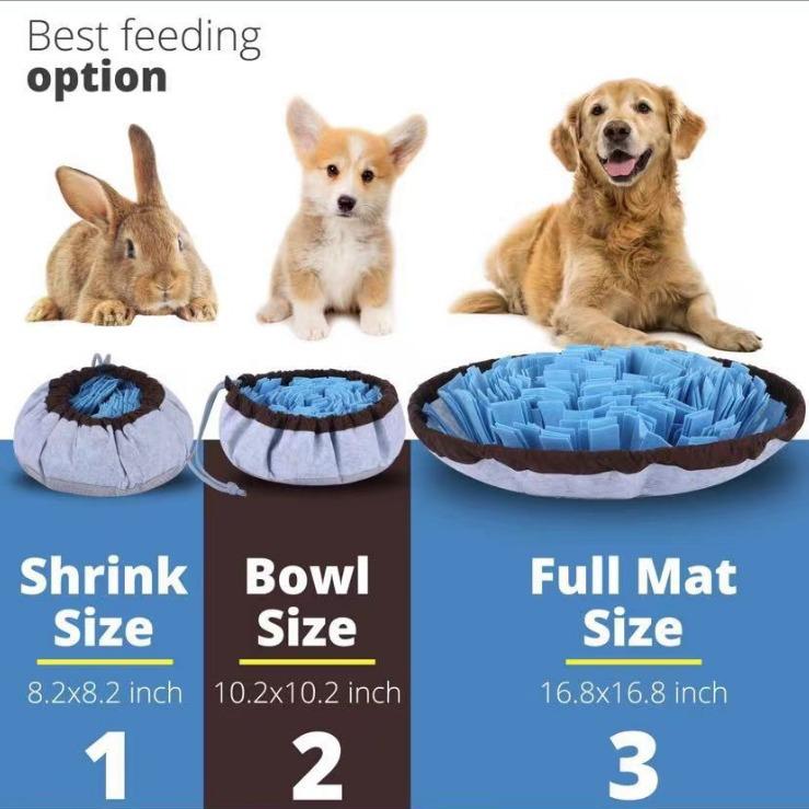 Felt Olfactory Pad Feeding Anti-choking Pad Pet Toy Dog Slow Food Mat Training Olfactory Mat Pet Products