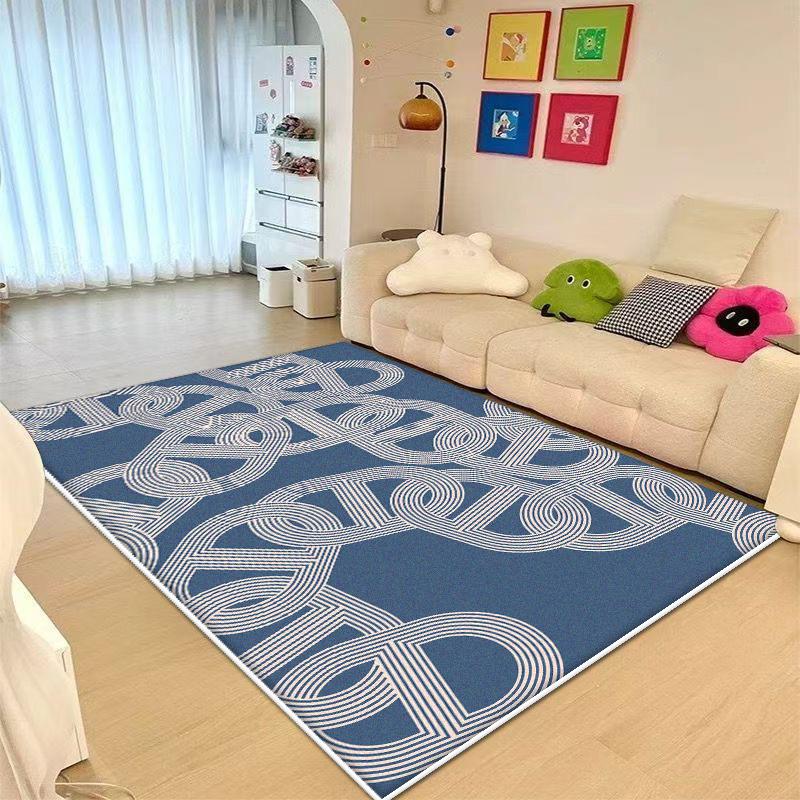 Modern Abstract Large Area Living Room Rugs Home Decoration Cute Style Bedroom Carpet Short Plush Non-slip Washable Floor Mats