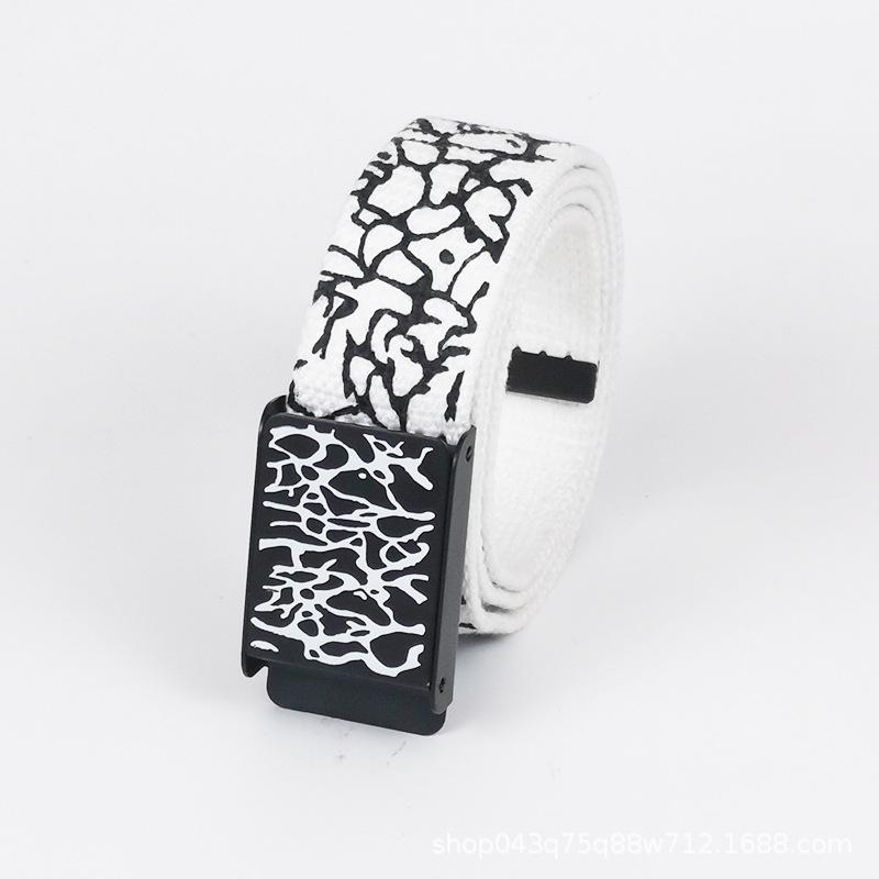 Women's Fashion Versatile Leopard Print Men's Belt Casual Belt with Waist Accessories