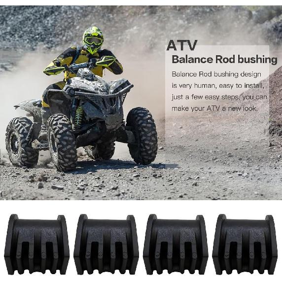Rear Stabilizer Bar Bushings Fit for 2010-2017 Polaris Ranger 800