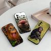 Funny Cute Monkeys Phone Case For Samsung S25,S24,S21,S22,S23,S30,Ultra,S20,Plus,Fe,Soft Silicone Black Cover