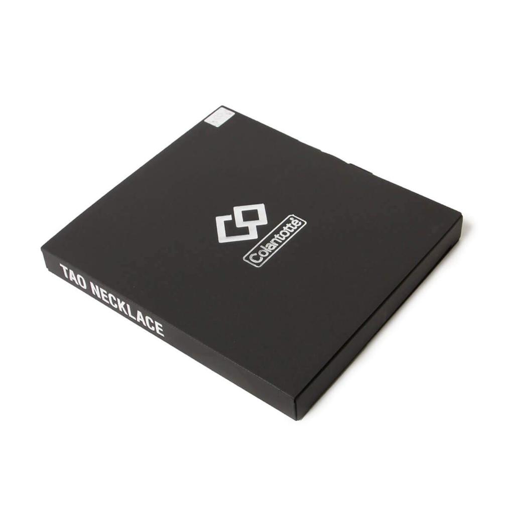 Official Limited Edition Magnetic Necklace Health Necklace TAO Necklace Slim ARAN mini Brown Champagne Gold x Ruby Red Glitter L [Colantotte]