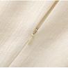 Elegant French Beaded Ruffle Hem Patchwork Gauze Dress for Women - Summer New Arrival