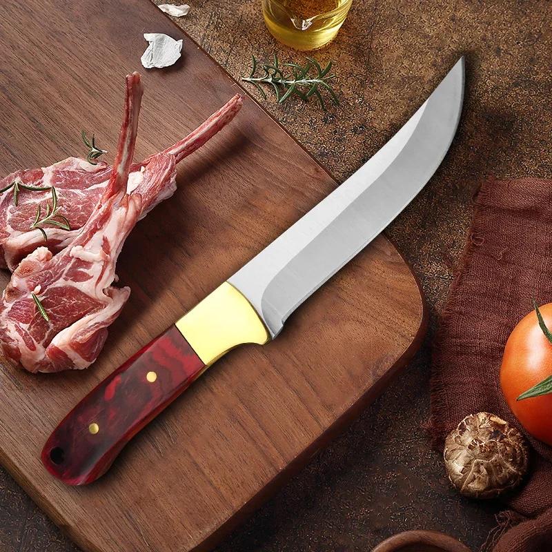 Slicing Meat Fruit Fish Knife Utility Knife Chef Cleaver Meat Chop Vegetable Kitchen Knives Hand Forge Boning Butcher Knife Tool
