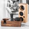 3 in 1 Wooden Coffee Tamper Station 51/53/58 MM Coffee Tamper Base Coffee Tamper Holder  Water Bar
