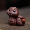 Purple Sand Tea Pet Household Teaware Decoration Lovely Art Tea Pet Creative Can Raise Tea Play Decoration Zodiac Snake Mascot