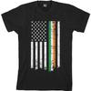 Irish American Flag Unisexs Or Long T Shirt Ireland Colors Usa Pride Ta00404 Vintage Graphic Streetwear