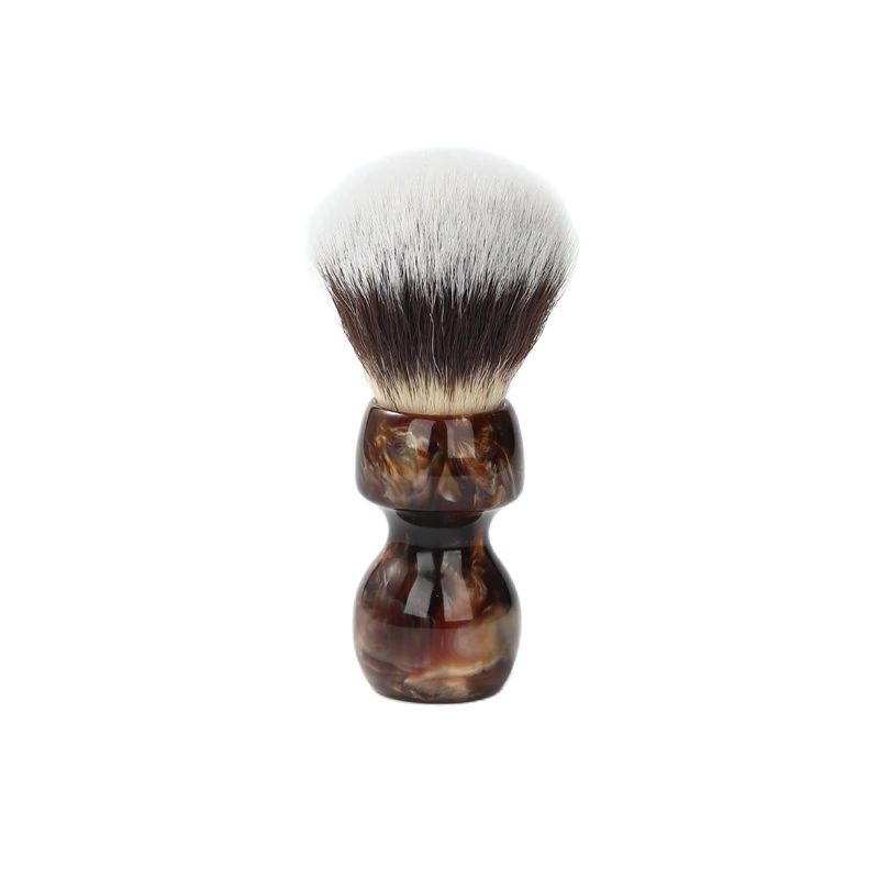 

YAQI Caramel Cat s Whisker Synthetic Hair Mens Wet Shaving Brush