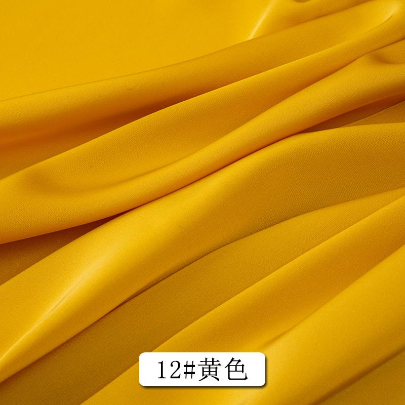 0.5m/1m/2m Soft Satin Chiffon Fabric For Clothing Skirts, Shirt Linings, Home Wear, Pajamas, Handmade DIY Fabric TJ22078