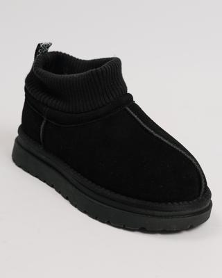 Ugg Short with Sock Lola Andy 12082 36 Black Suede Wool