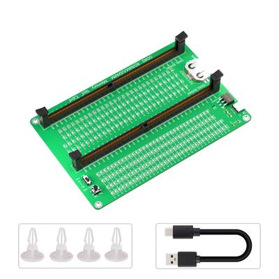 Tarjeta de prueba de diagnóstico y reparación de ranuras de memoria DDR5 para portátiles y computadoras de escritorio con comprobador LED. Solución de problemas fácil.