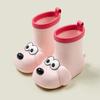 Cartoon Rain Boots Non-slip Outdoor Cute Children's Mid-tube Waterproof Rain Boots Boys and Girls Puppy Cotton Rain Boots