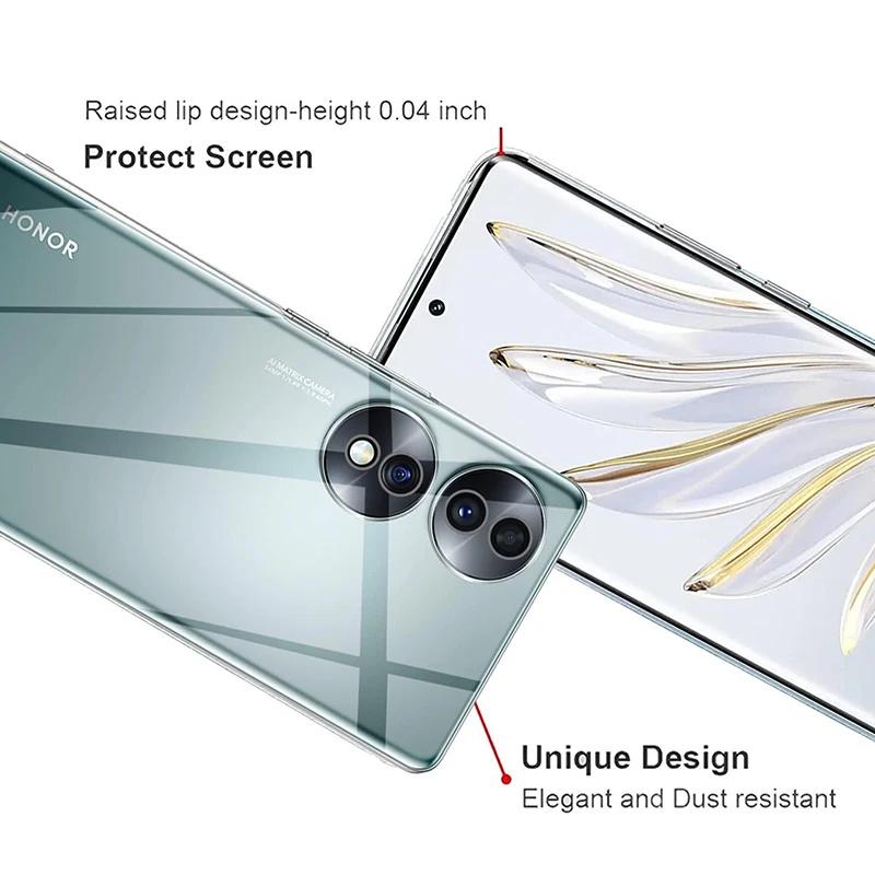 Ultra Thin Transparent Silicone Soft TPU Case For Huawei Honor 70 90 Lite 60 SE X9A X8A X8 X7A X6 Clear Bumper For Honor 90 Pro