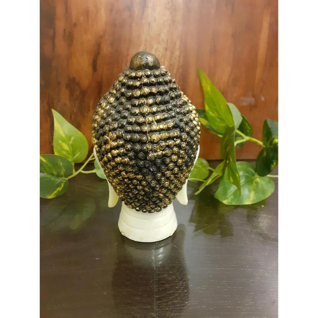 Lord Gautam Buddha Staty för Vardagsrum Gyllene Gautam Buddha Idol för Heminredning Hand Budh Sittande Idoler Prydnadsföremål Figur