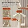 Copper Pull out Sink Faucet Milk White Single Lever Hot Cold Tap Anti-Splash for Bathroom Cabinet Basin Household