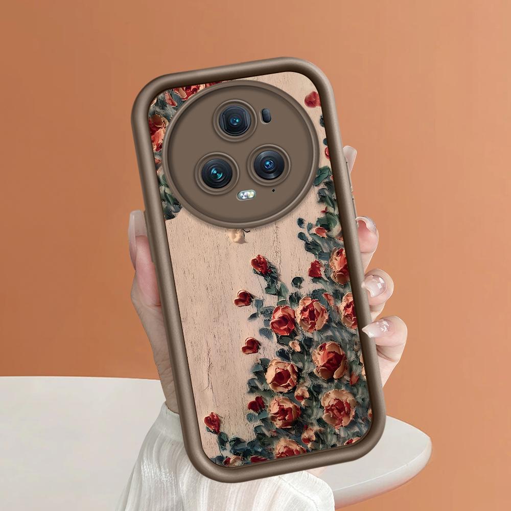 Minkštas silikoninis kvadratinis kopėčių rašto telefono dėklas, visiškai dengiantis, apsaugantis kamerą nuo smūgių, guminis dėklas Huawei Honor