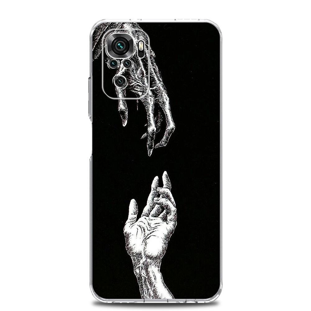 Moon Tarot Cat Aesthetic Soft Phone Case For Xiaomi Redmi Note 12 11 9S 9 8 10 Pro Plus 7 8T 9C 9A 8A K40 Gaming Clear Cover
